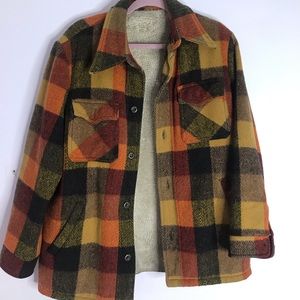 Vintage plaid coat